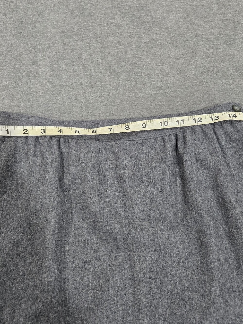 Vintage Pendleton Women Skirt Grey Midi Pencil 100% Wool Made in USA Large - Picture 3 of 7